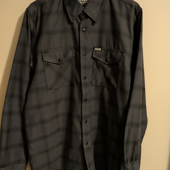Dixxon Flannel The Grayscale Pre Pleat Men's Size M - Picture 2 of 3